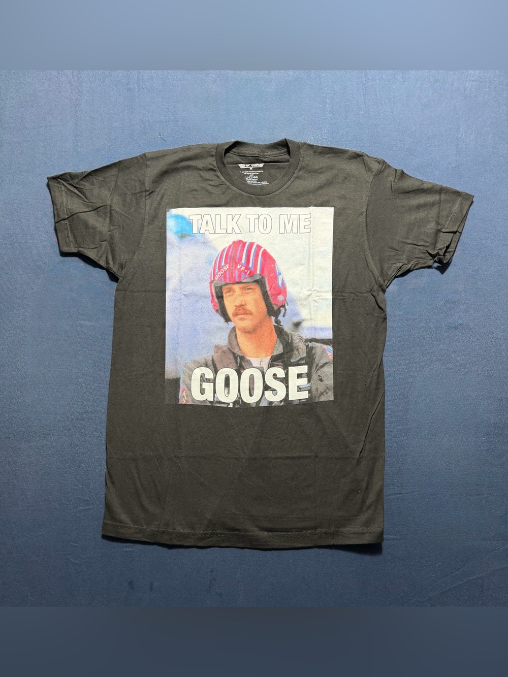 100% Cotton Large NWOT Top Gun Goose Talk To Me Graphic T-Shirt